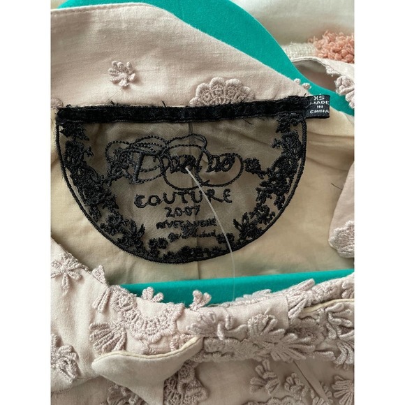 Twelve BY TWELVE Light Peach dress with Rosettes - Picture 4 of 9